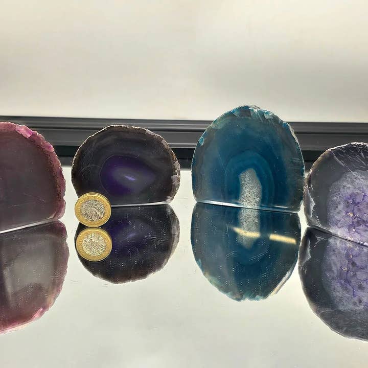 Distinction Crystals - Wholesale Spiritual Stone/Crystal - Dyed Agate Crystal Geodes Batch 1KG3