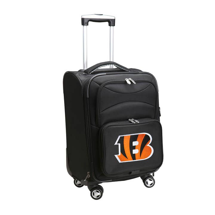 NFL Cincinnati Bengals 21" Carry-On Spinner Soft side for wholesale by Mojo Licensing