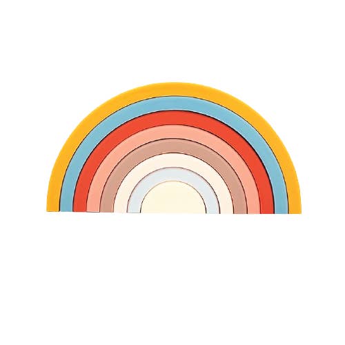 Rainbow Stacker Silicone- Yellow for wholesale by B.Baby Co