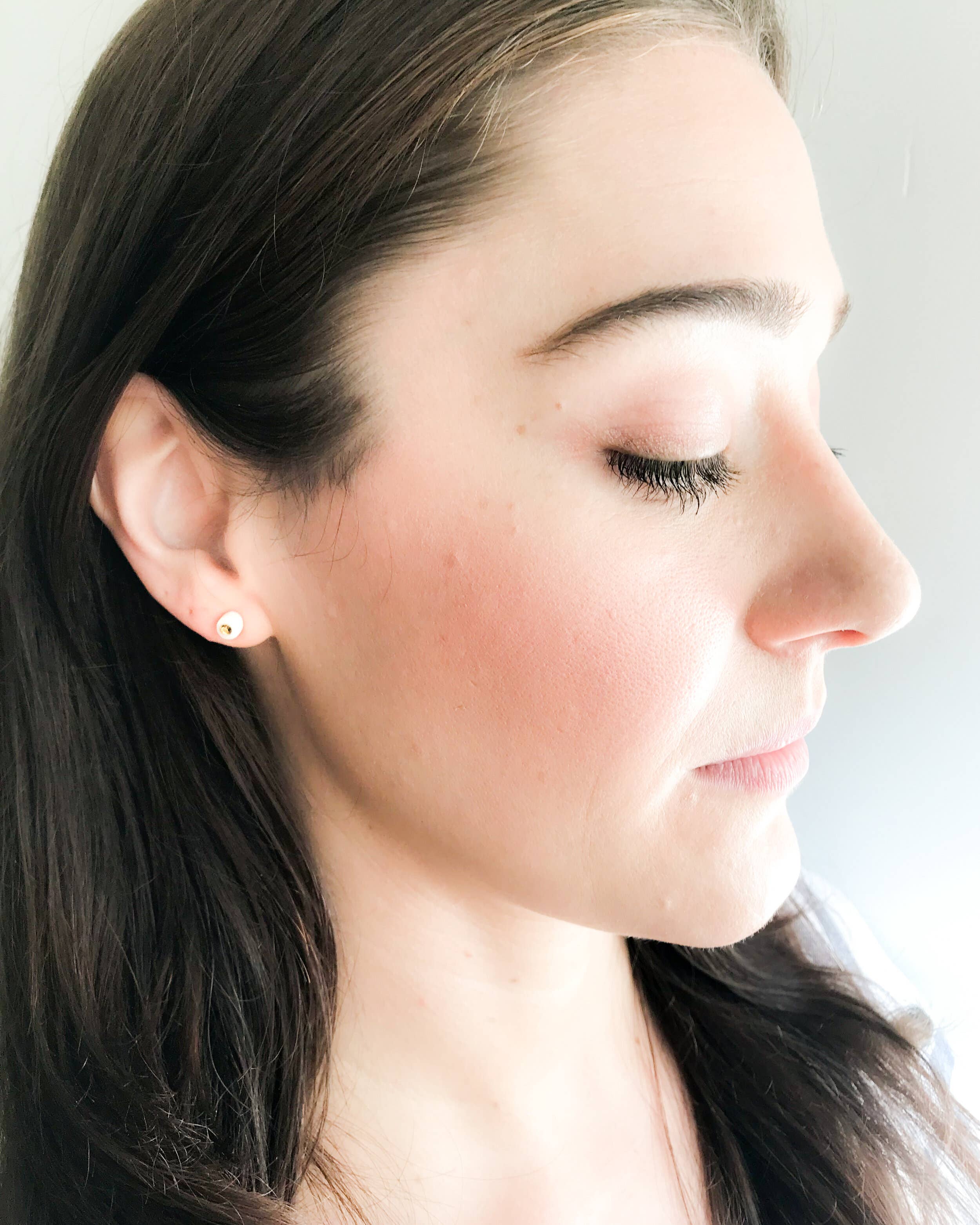 Barrow PDX – wholesale Stud/post earrings – Atom Stud Earrings - White Porcelain with 22k Gold dot1