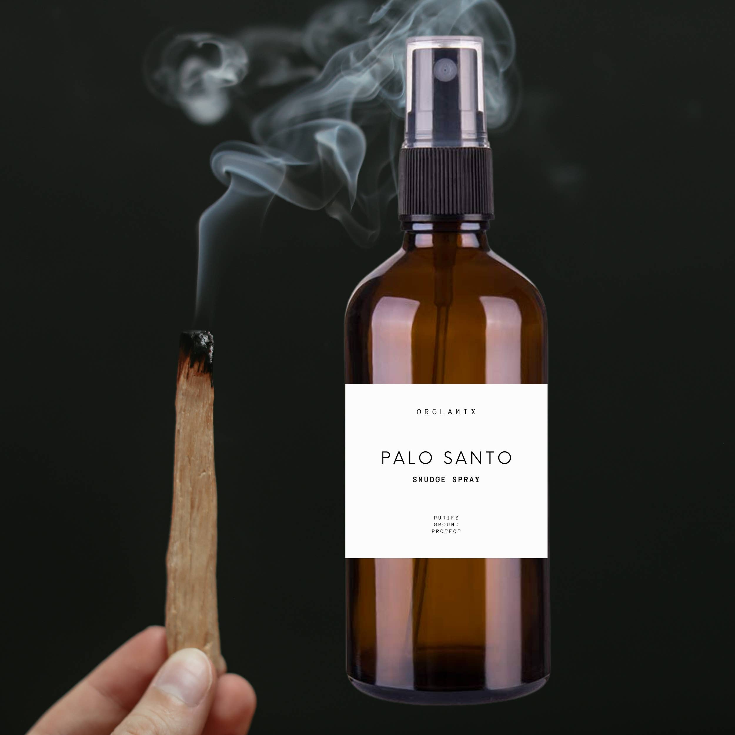 Orglamix - Vente Spray d'ambiance à la sauge - Spray Palo Santo | Brume liquide purifiante pour nettoyer et assainir1