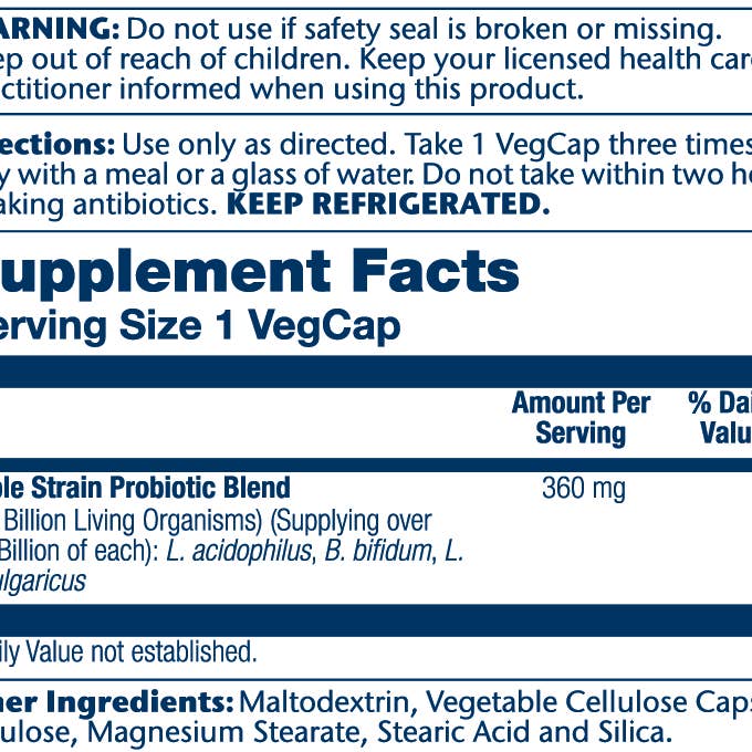 Solaray - Wholesale Oral Supplement/Vitamin - Multidophilus 3 Strain3
