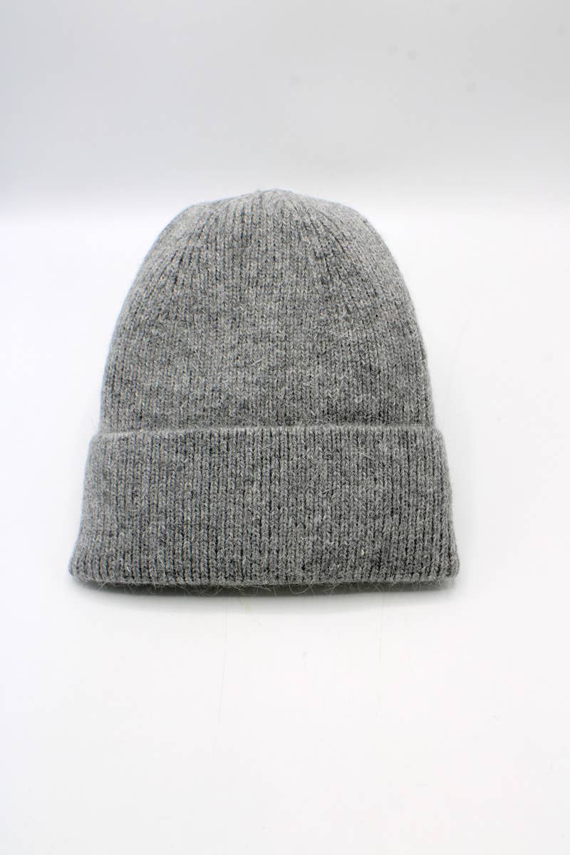 Hologramme Paris - Wholesale Beanie - Women's - Classic Plain Lined Angora Beanie11