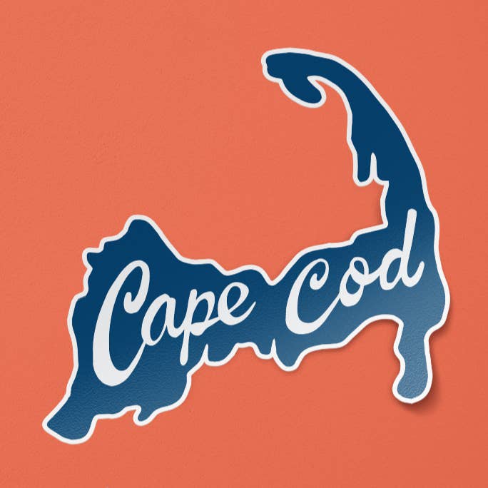 Cape Cod Silhouette Sticker for wholesale by Little Something Co.