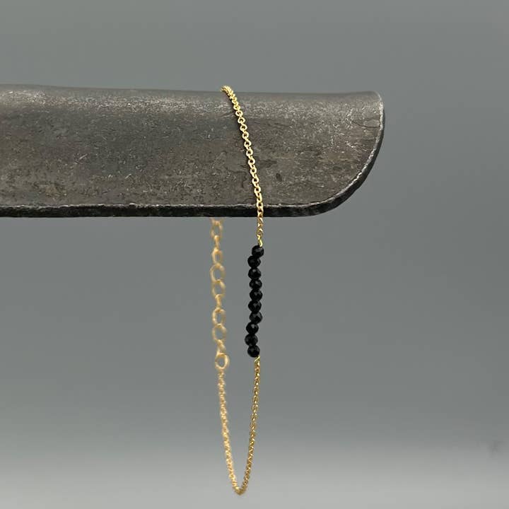 Something Silver - Wholesale Beaded Bracelet - Tiny Stone Bead Bracelet1