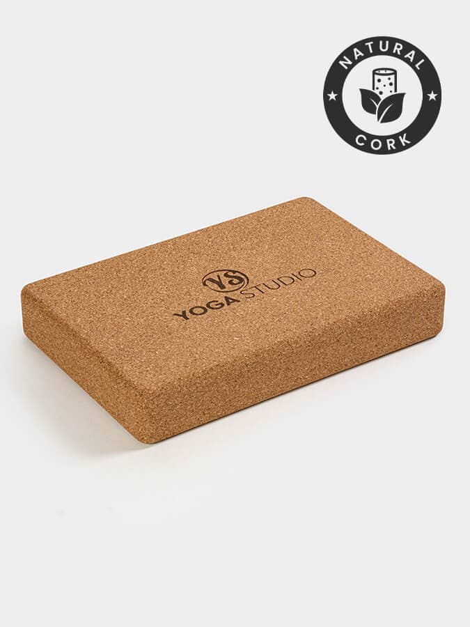Yoga Studio Store - Wholesale Yoga Block/Bolster - Yoga Studio The Comfortable Cork Flat Yoga Block