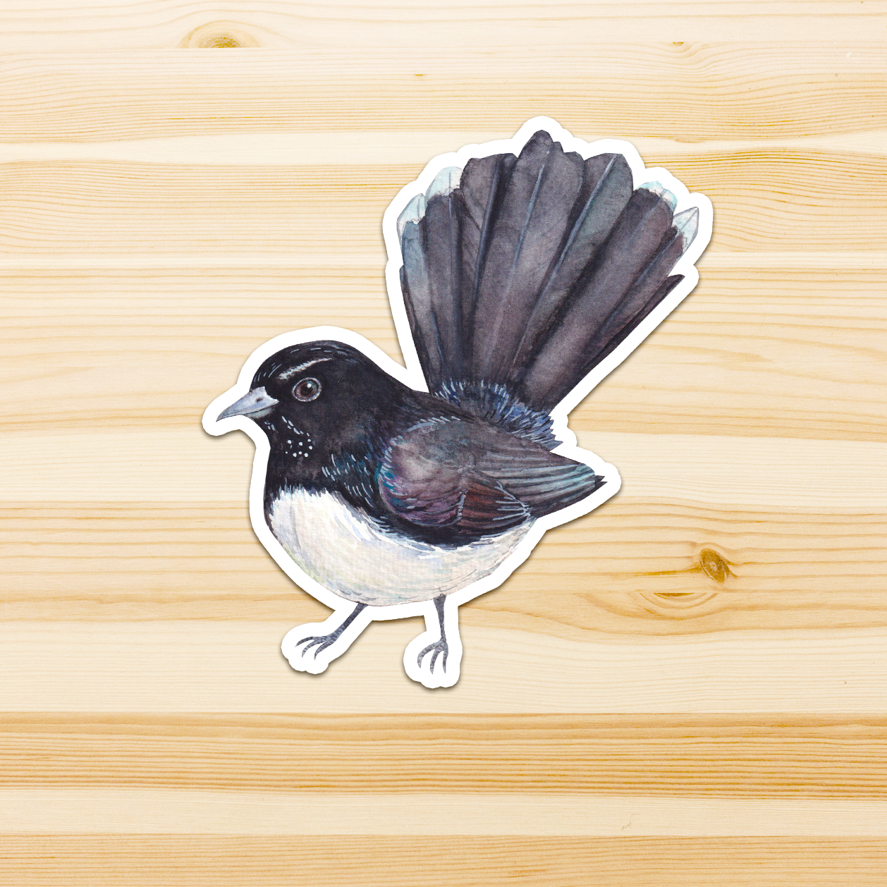 Watercolour By Cat - Vendita all'ingrosso Adesivo - Adesivo in vinile con grande uccello australiano7