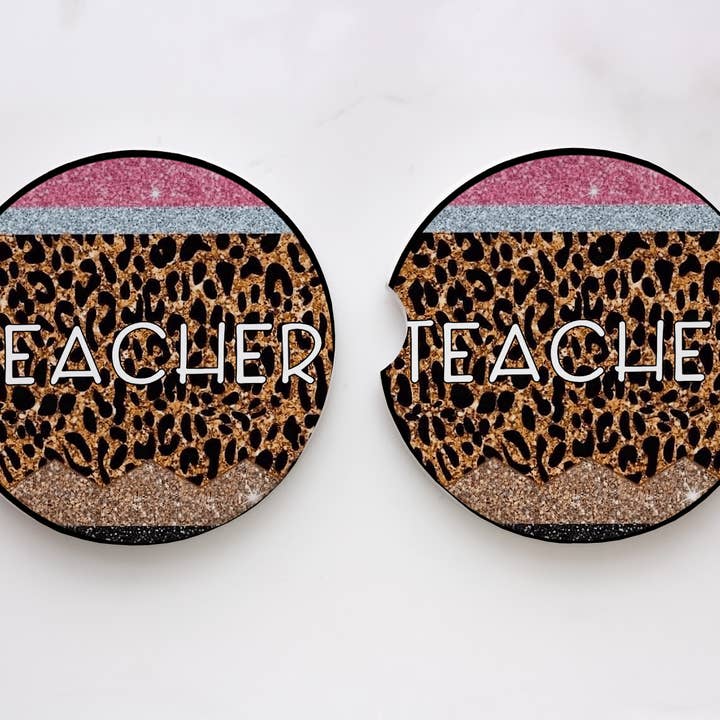 Teacher Car Coasters for wholesale by XO Wholesale