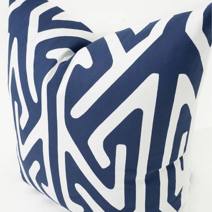 BHD HOME - Wholesale Chair cushion - Arrow Head Screen Navy Lounge Cushion 55 x 55cm3