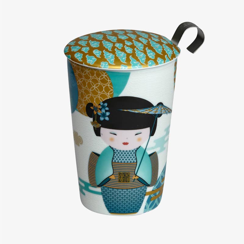 Eigenart – Großhandel Kaffeebecher – Porzellan Teebecher TEAEVE "New Little Geisha petrol"4