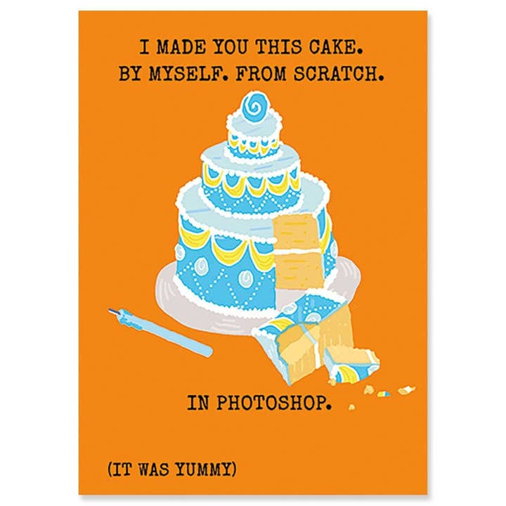 SCRATCH BIRTHDAY GREETING CARD 4.5 x 6.25" for wholesale by Calypso Cards LLC