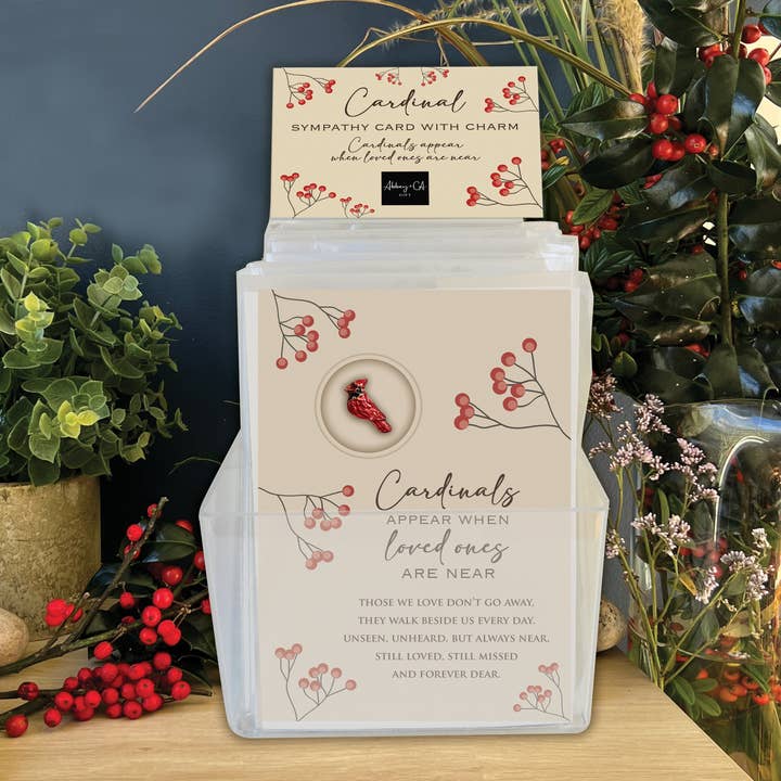 Unité de présentation de cartes de sympathie Cardinal Charm pour la vente par Abbey + CA Gift