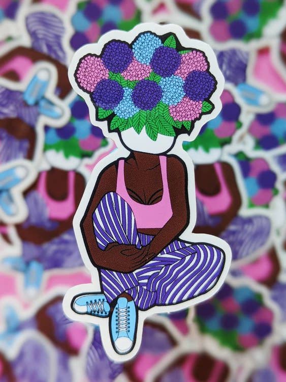 Bi-drangea | Pot hoved klistermærker for engroshandel hos Desiree Amber Moore