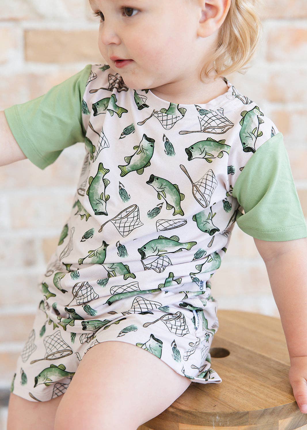 Charlie Lou Baby - Wholesale Top & Short Set - Kids - Bamboo Shortie Set | Gone Fishin'2