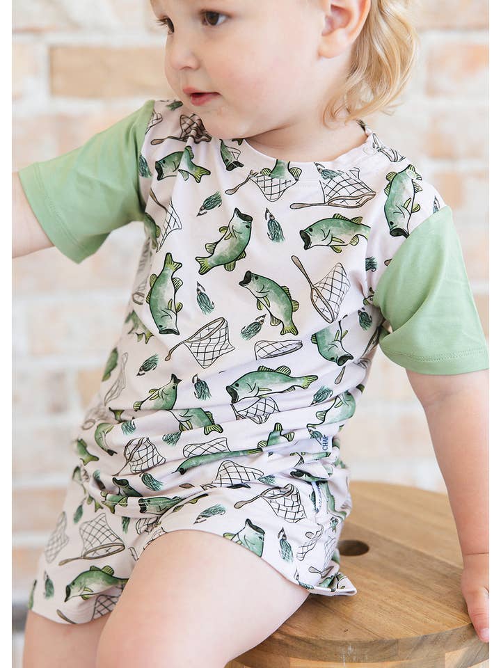 Charlie Lou Baby - Wholesale Top & Short Set - Kids - Bamboo Shortie Set | Gone Fishin'2