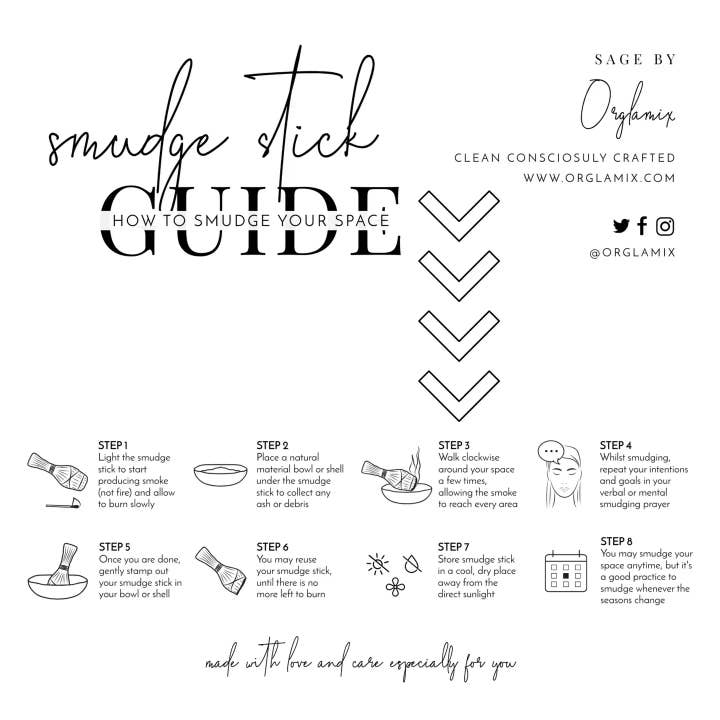 Orglamix - Wholesale Sage Bundle - Desert Moon Sage | Aromatic Sage & Lavender Smudge1