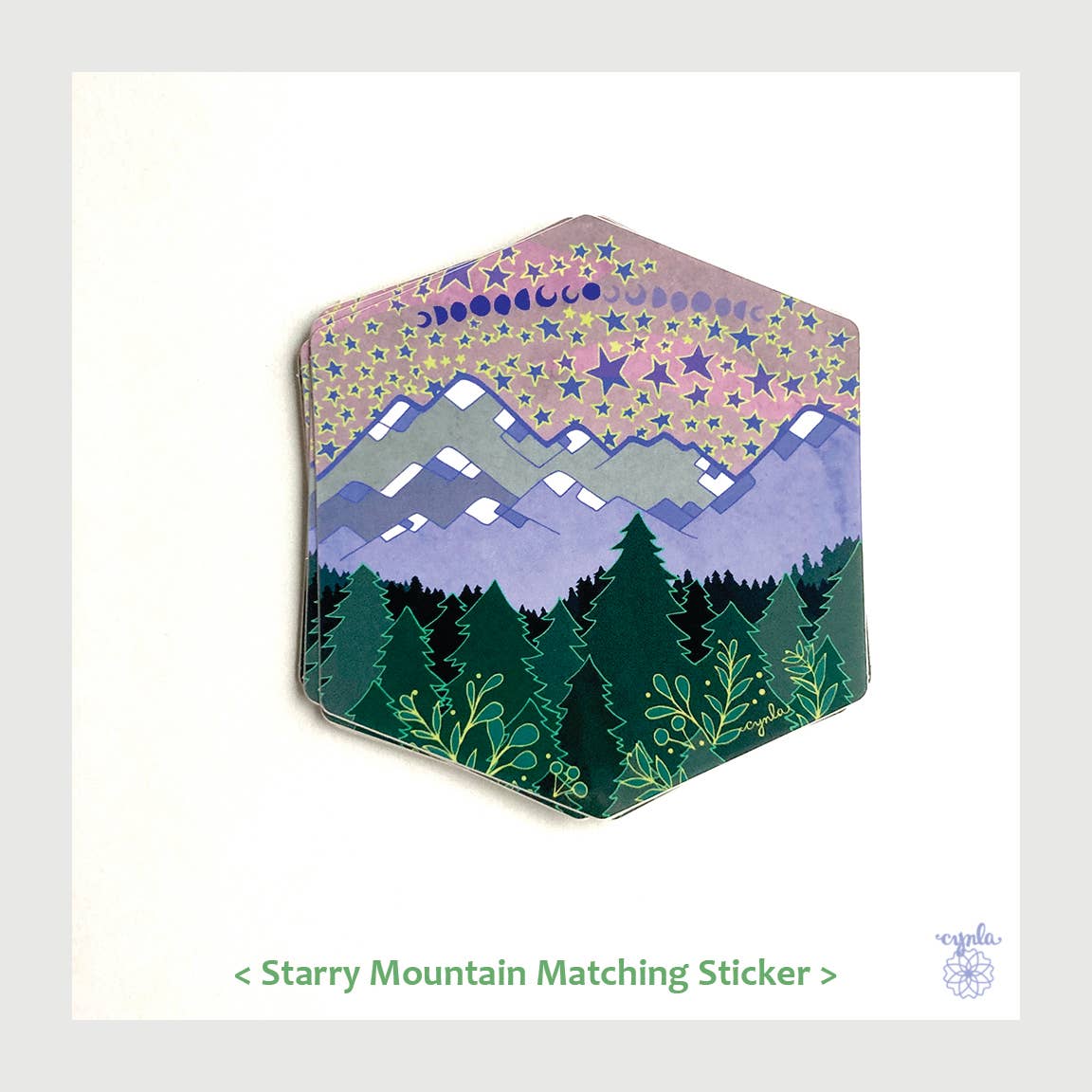 Cynla - Wholesale Thank You Card - Mountains of thanks - thank you card4