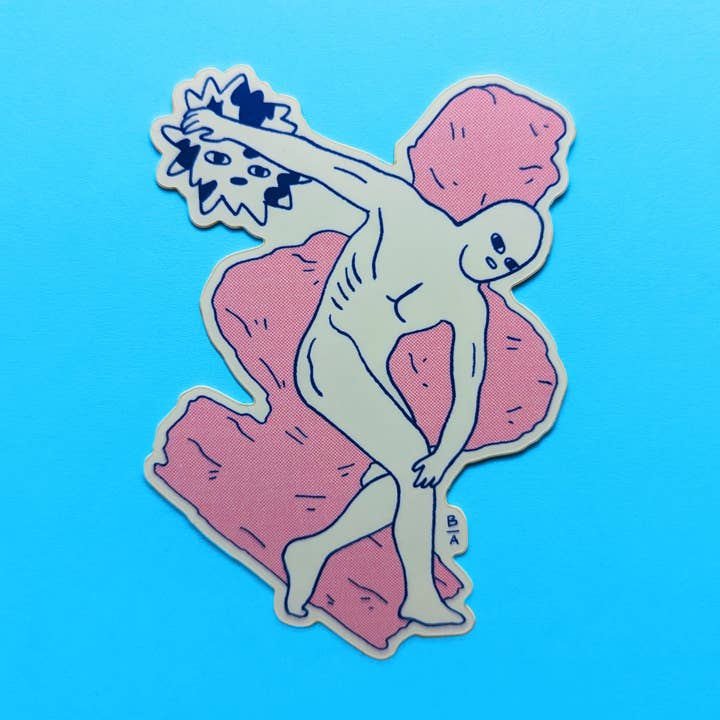 Disco-bolus Sticker for wholesale by Pretty Good Co.