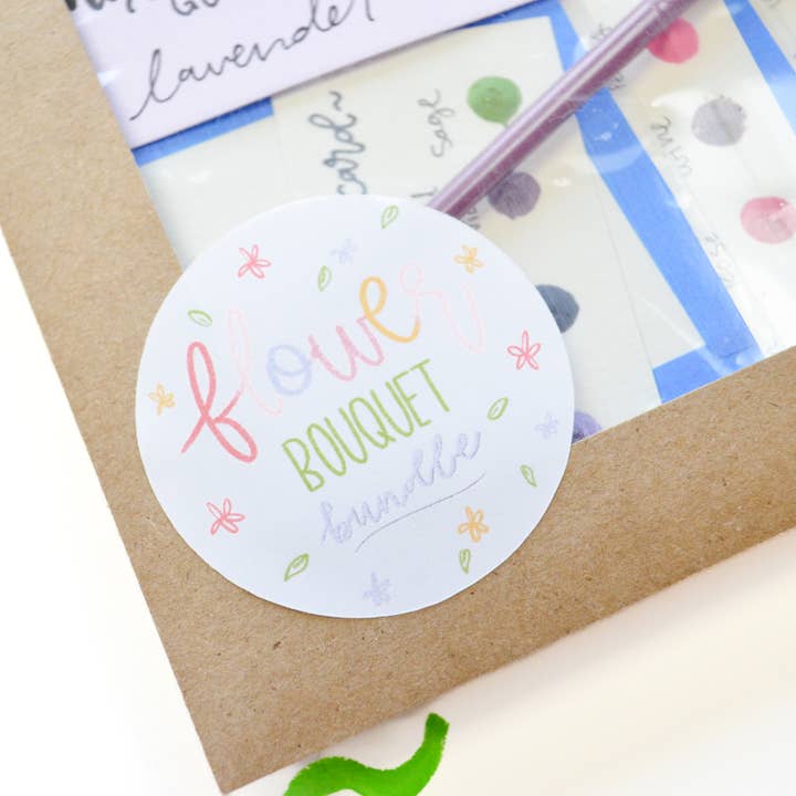 Lavender Chai Co. - Wholesale DIY Craft Kit - Mini Painting Kit Bundle- Flower Bouquet