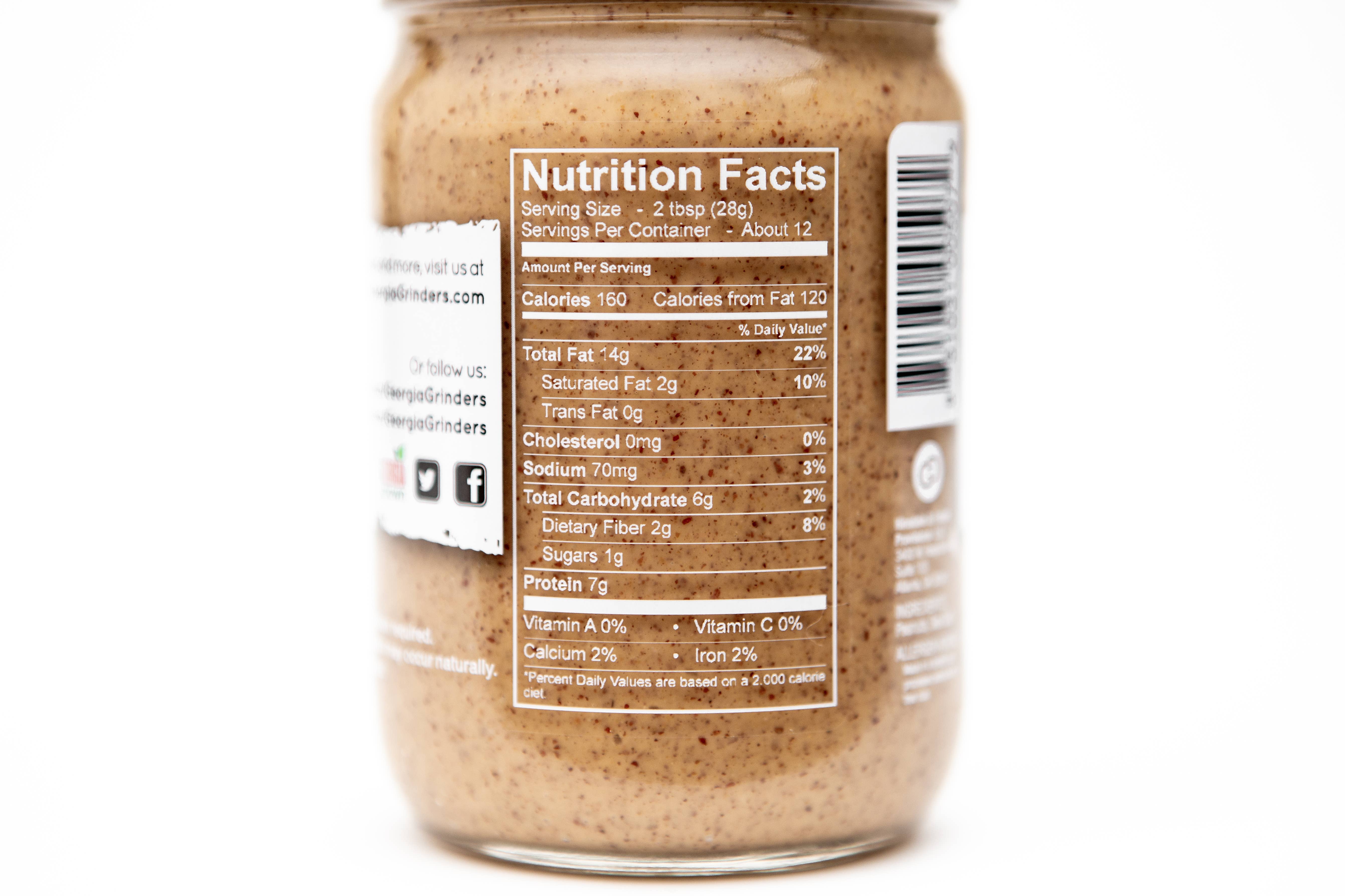 Georgia Grinders - Wholesale Nut Butter - Georgia Grinders Creamy Peanut Butter (6 Pack)2