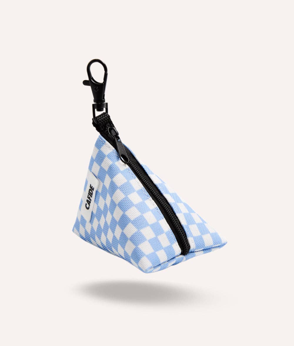 CAFIDE - Wholesale Pet Carrier - Dog - Recycled PET Bag Holder Blue Vichy Design, Juno0