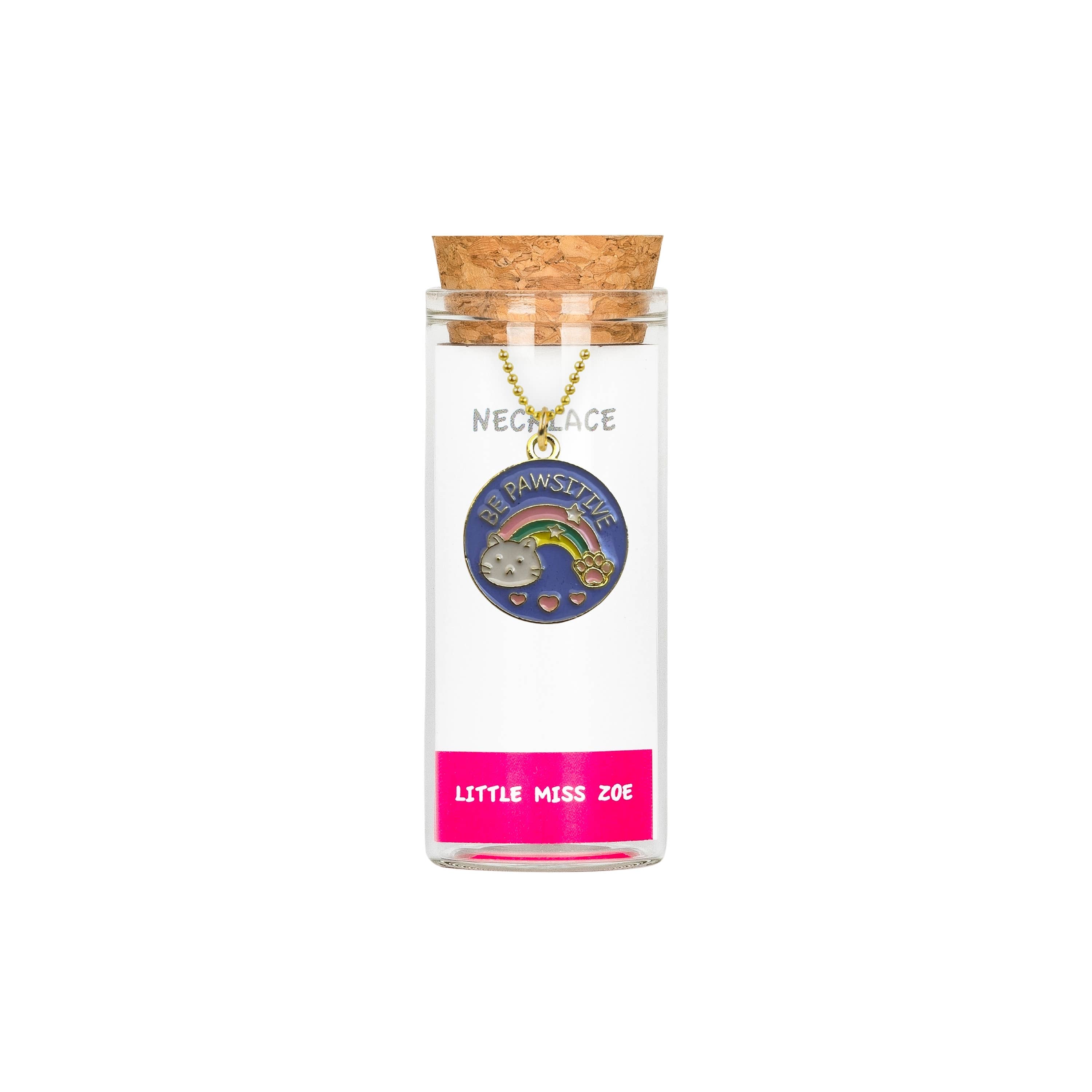 Little Miss Zoe - Wholesale Kids Necklace - Kids - Kids Charm Necklace in a glass bottle85