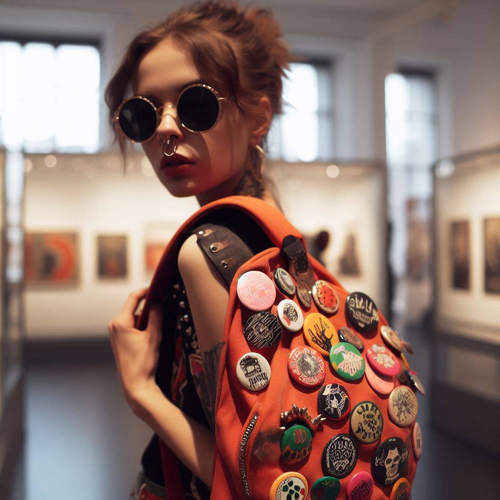 Pinbax Express - Wholesale Lapel Pin/Button - Daria x 4 LARGE 2.25"Inch(57mm) pins 90s 1990s MTV cartoon2