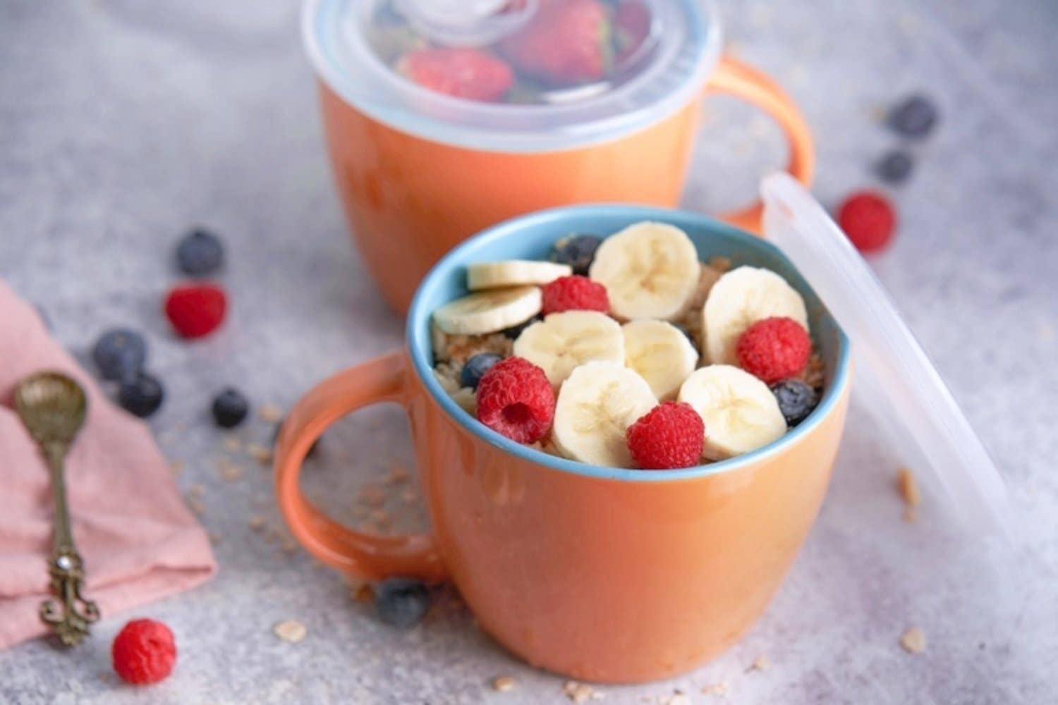 Kook - Wholesale Bowl - Kook Ceramic Soup Mugs with Lids, 25 oz, Set of 25