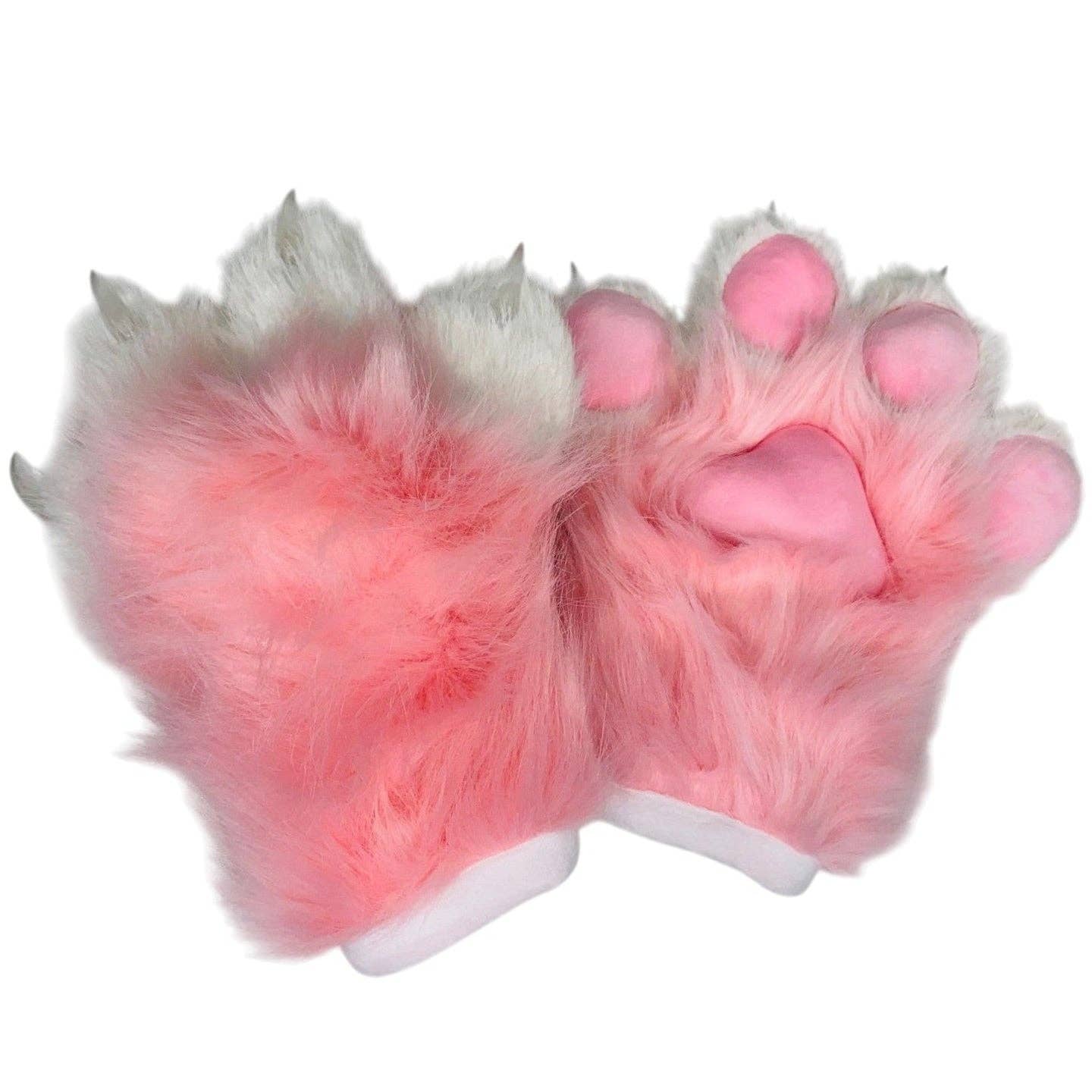 ASSORTI Kunstbont Kattenpoten Pluizige Handschoenen Dierenwanten GE5829-1 (12PAR) voor groothandel op Faire19