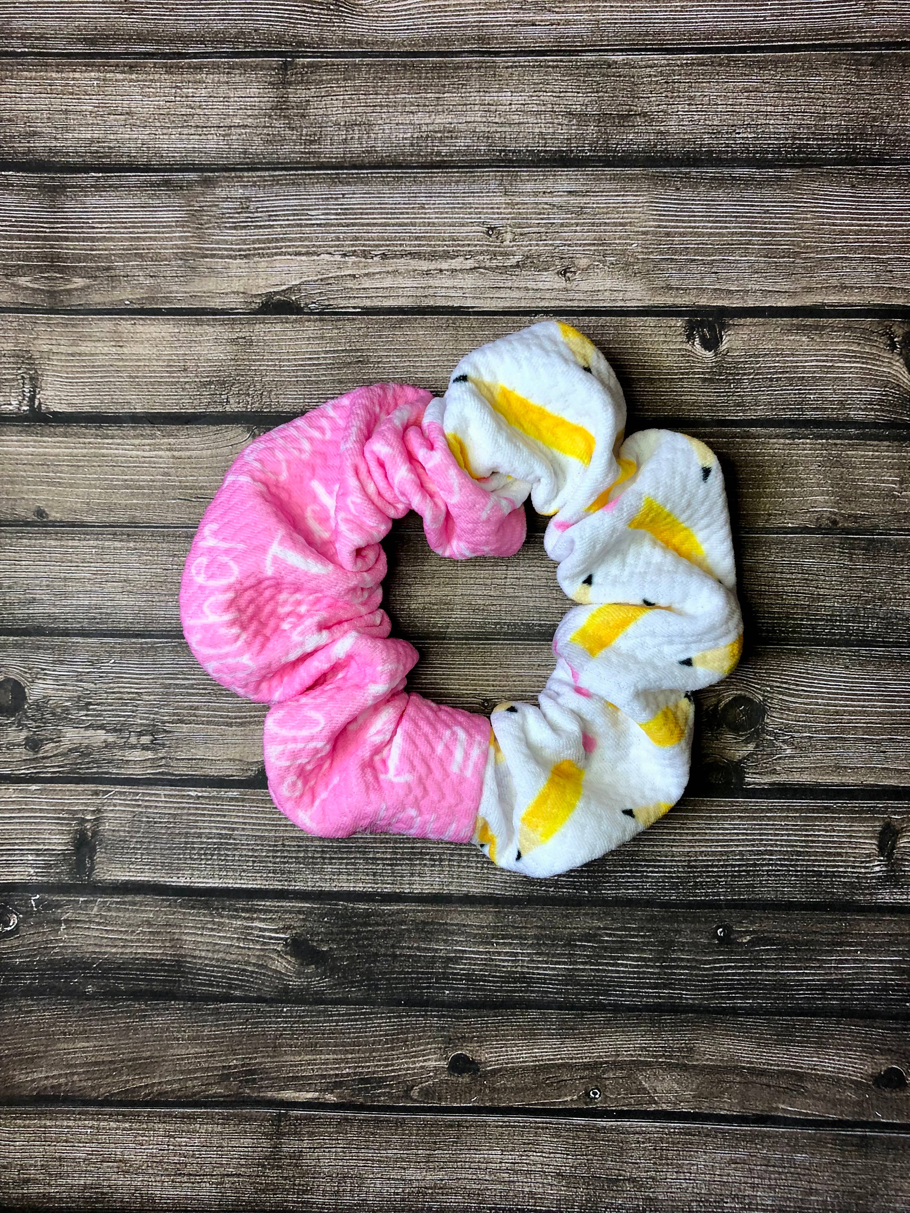 South Coast Sewn - Wholesale Scrunchie - Women's - Teacher Hair Scrunchie - Perfect Teacher Gift Design3