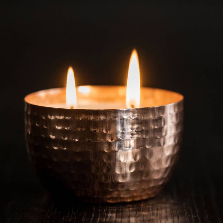 Ayurveda Specialist B.V. - Wholesale Fragrance Set - Song of India - Kapha sage mint scented candle with 2 wicks1