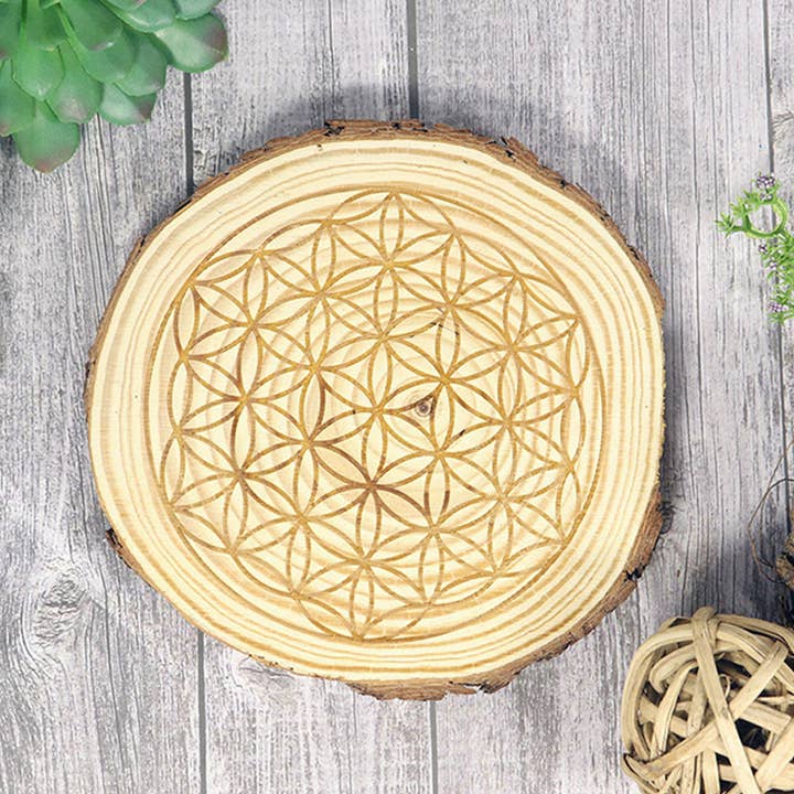 Natures Artifacts Inc - Wholesale Crystal Grid - Flower of Life Crystal Grid3