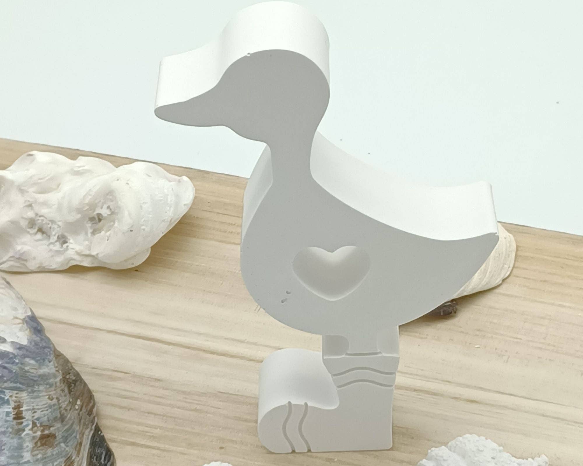 perleperle - Wholesale Decorative Figurine - Raysin casting molds, maritime, ducks in rubber boots0