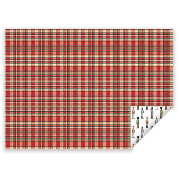Katherine Kelly Design - Wholesale Flat Wrap - Nutcracker Double-Sided Wrapping Paper1