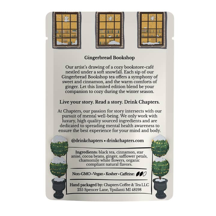 Chapters Tea - Wholesale Loose Tea - Gingerbread Bookshop (limited edition)