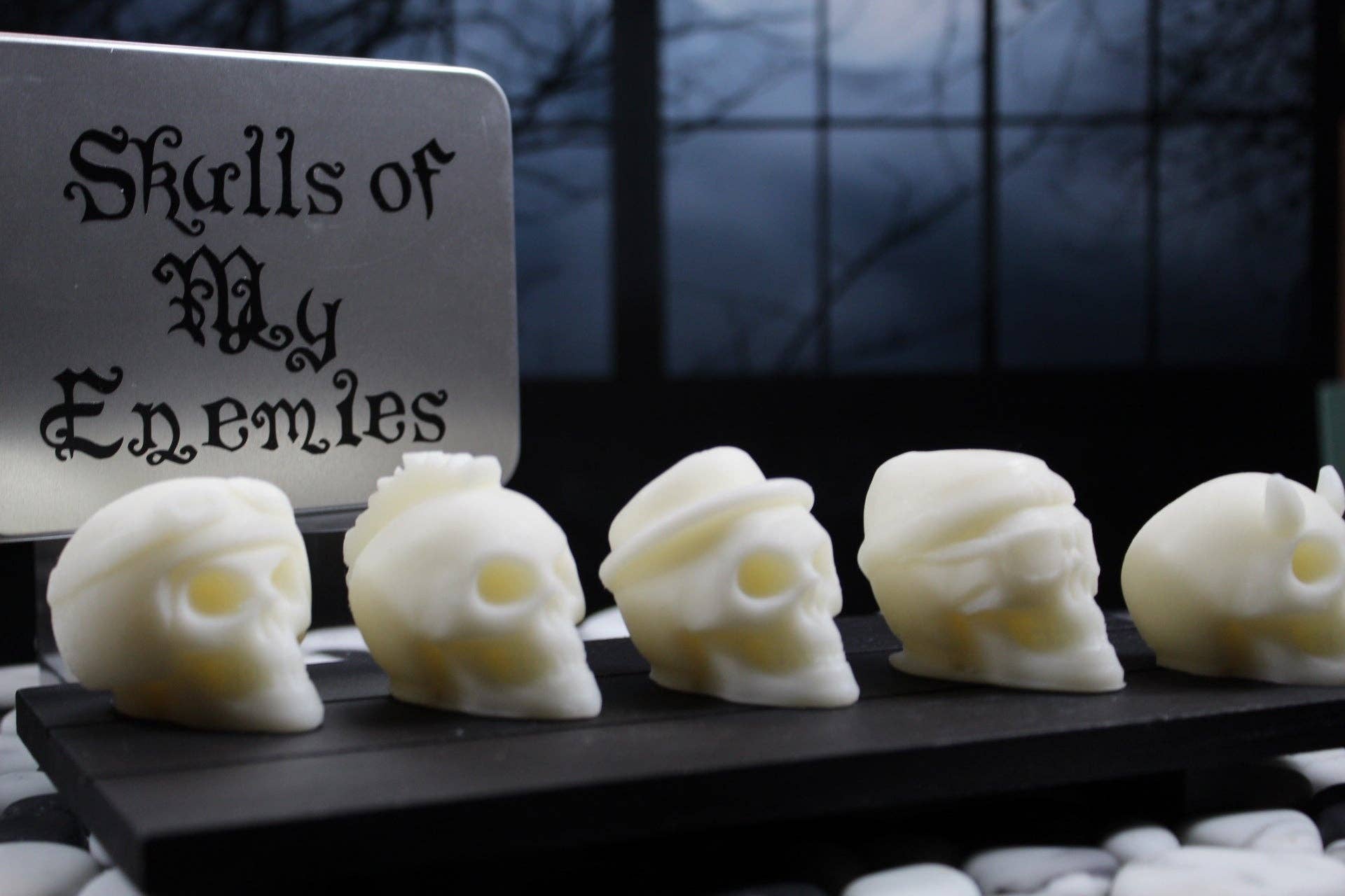 Wicked Bubbles LLC - Wholesale Solid Lotion - Skulls of My Enemies - Solid Lotion/Massage bar - Honey Almond4