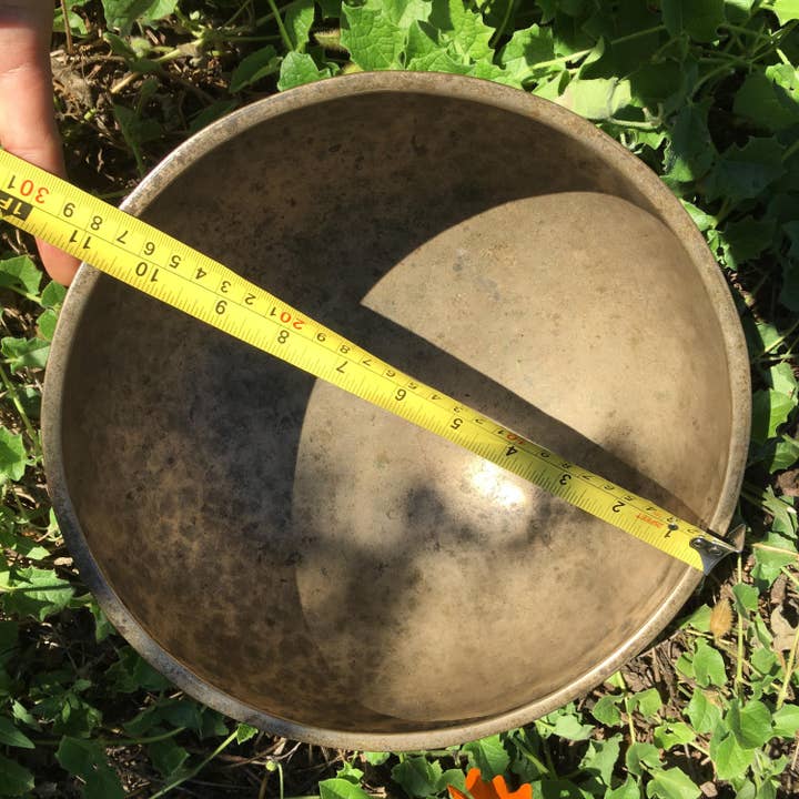Wildheart Crystals - Wholesale Meditation Supplies - AAA Vintage Hand Hammered Tibetan Singing Bowl 11 inches4