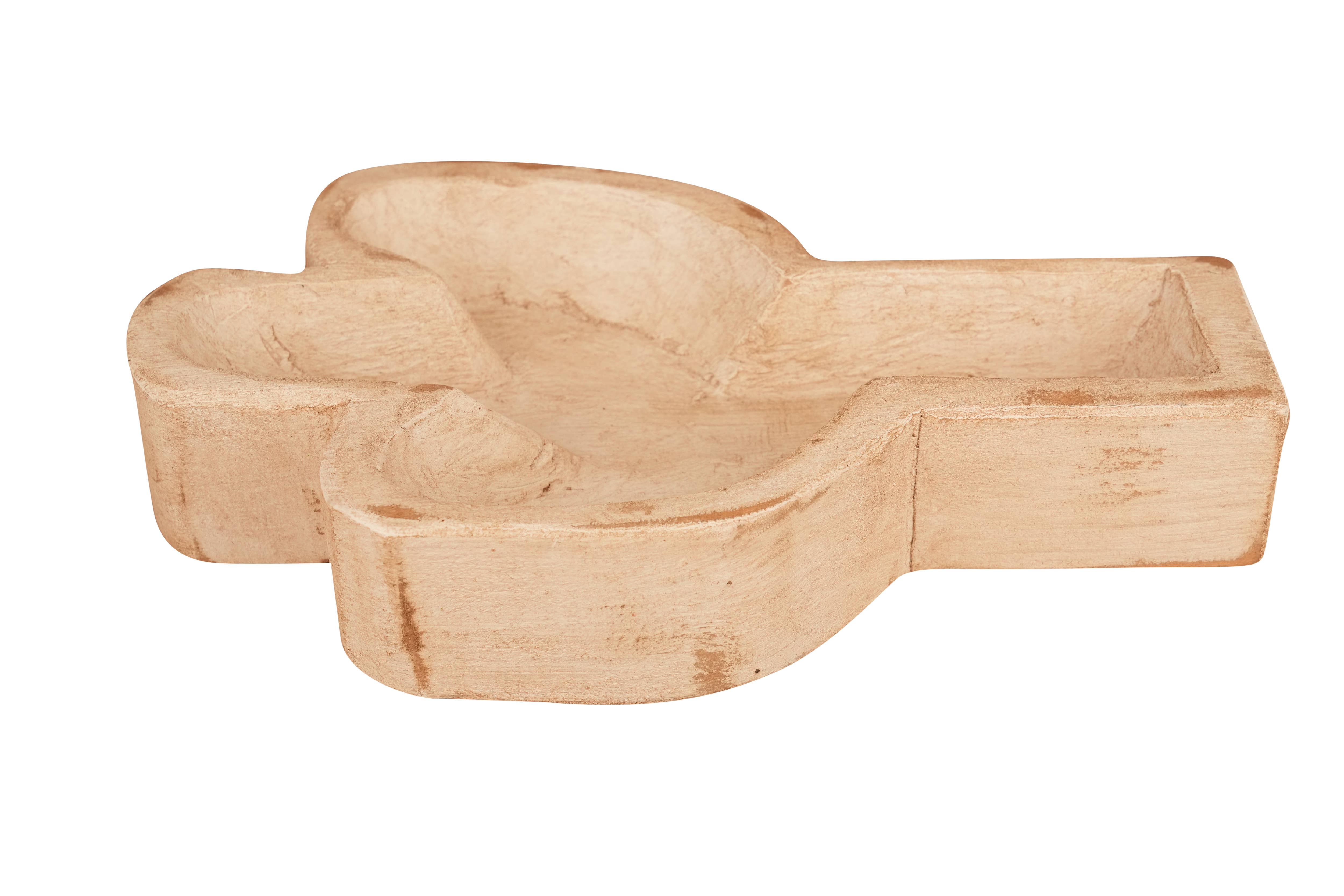 My Amigos Imports - Wholesale Candle Holder - Mini Cactus Bowl-7 x 12-Carved-Candle Ready-Mini Cactus15