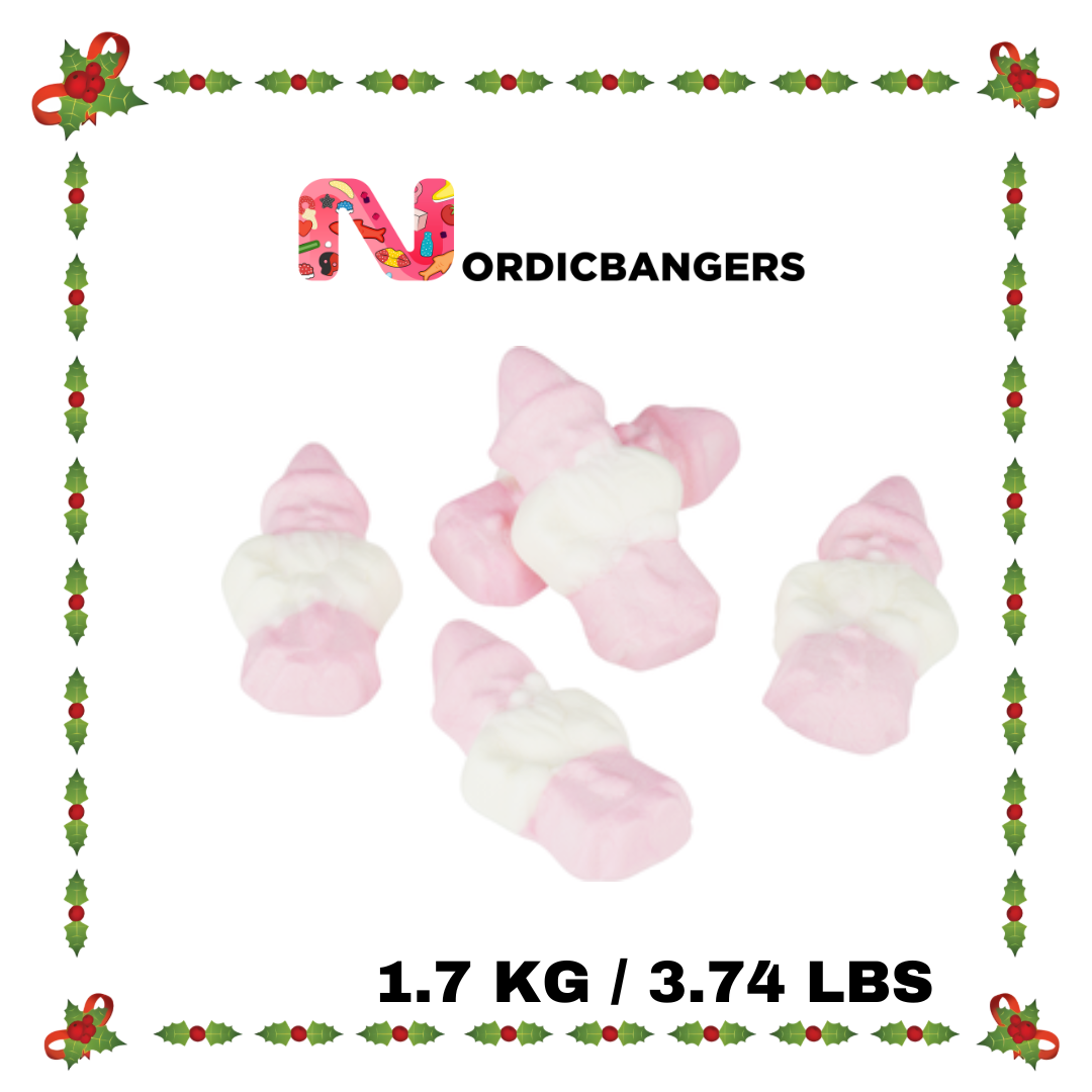 Nordicbangers - Swedish Candy Supply - Wholesale Marshmallow - Swedish Christmas Candy - Dals Santa Marshmallows1