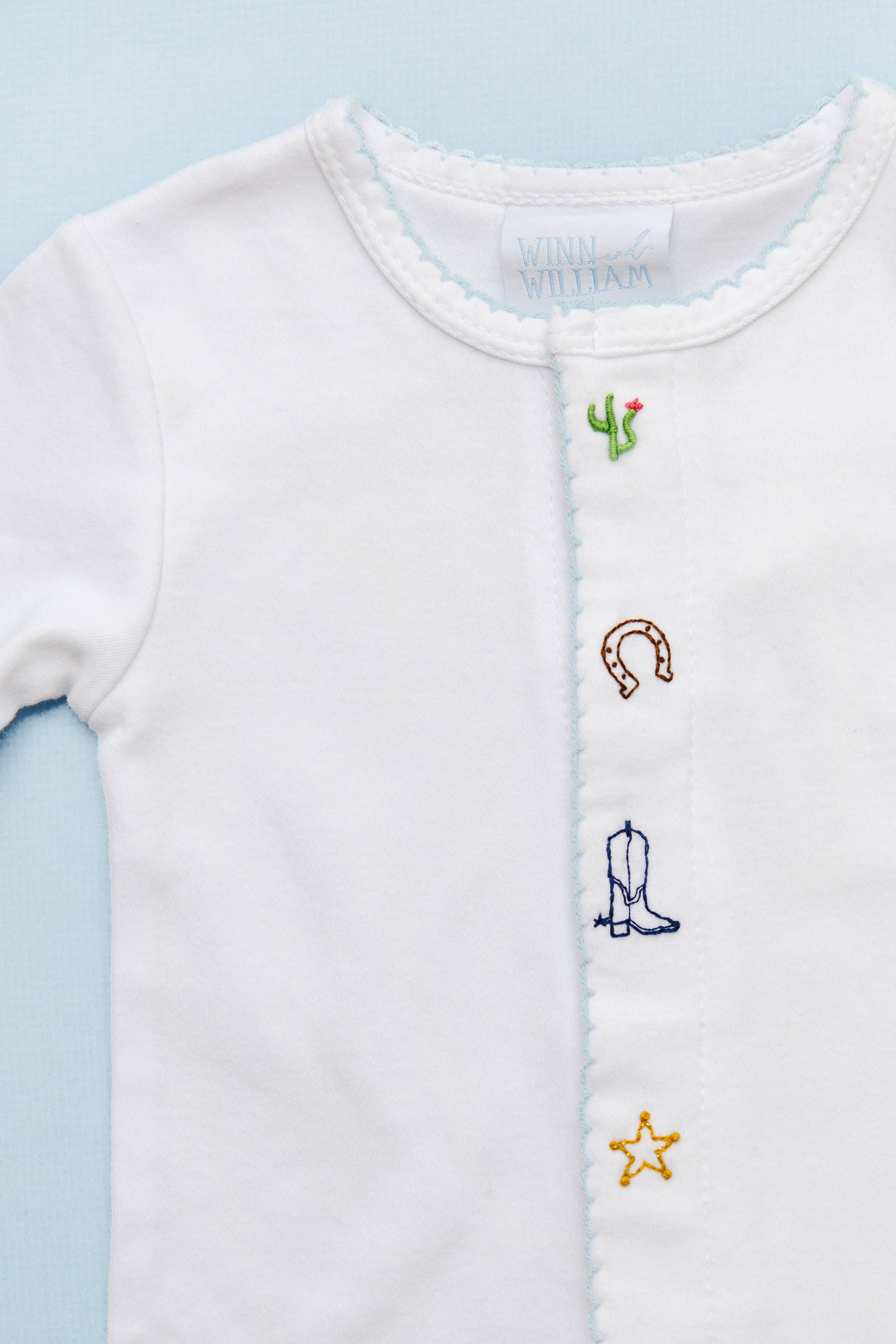 Winn and William - Wholesale Sleepsuit - Baby - Giddy Up Sleeper3