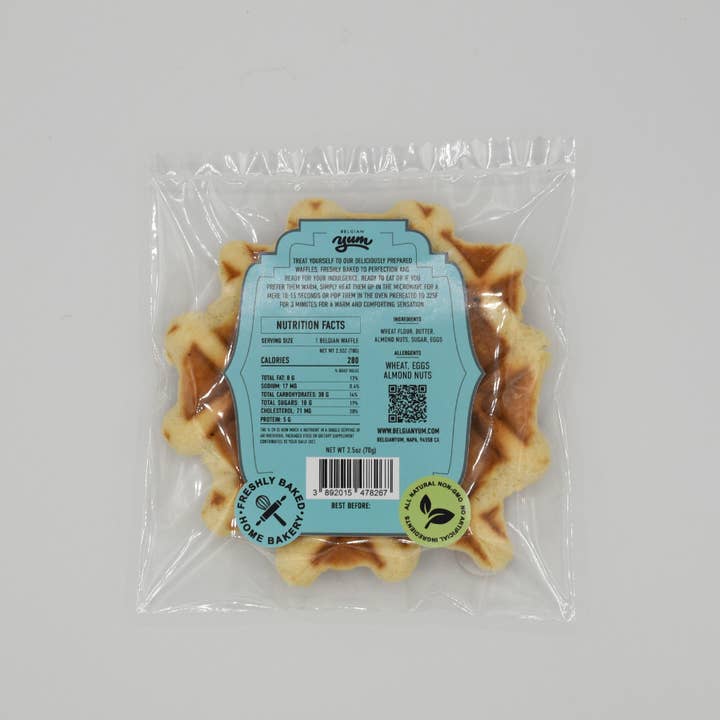 BelgianYum - Wholesale Cookie - Belgian Waffle – Marzipan