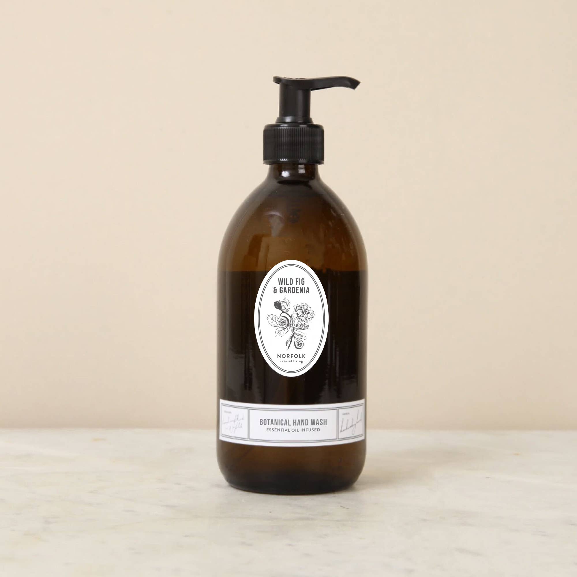 Norfolk Natural Living - Wholesale Hand Soap/Wash - Gardener's Hand Wash - Wild Fig & Gardenia 500ml