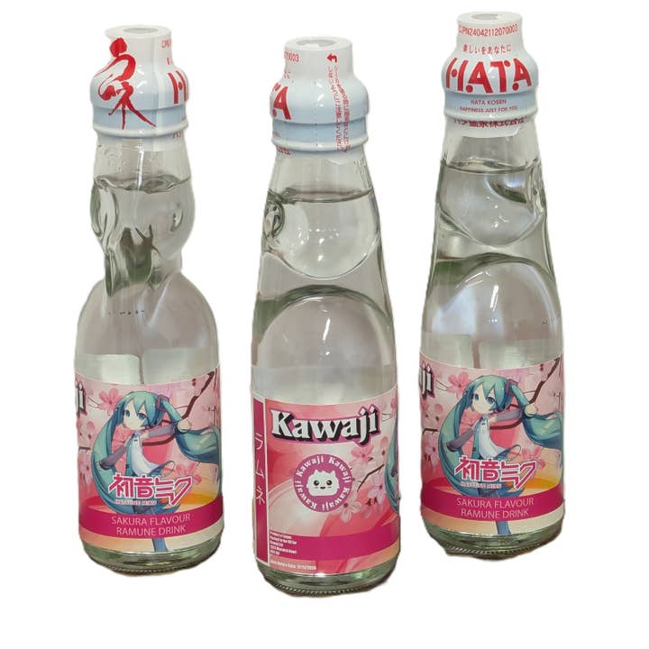 Hatsune Miku Sakura Smak Ramune - Begränsad Upplaga 200ml för wholesale av Kawaji