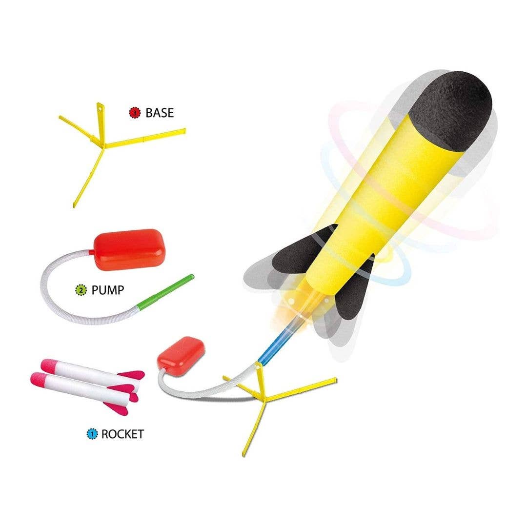 Play22 - Wholesale Toy Set - Kids - Toy Jump Rocket Launcher - Jump Rocket Set Includes 6 Rocket1