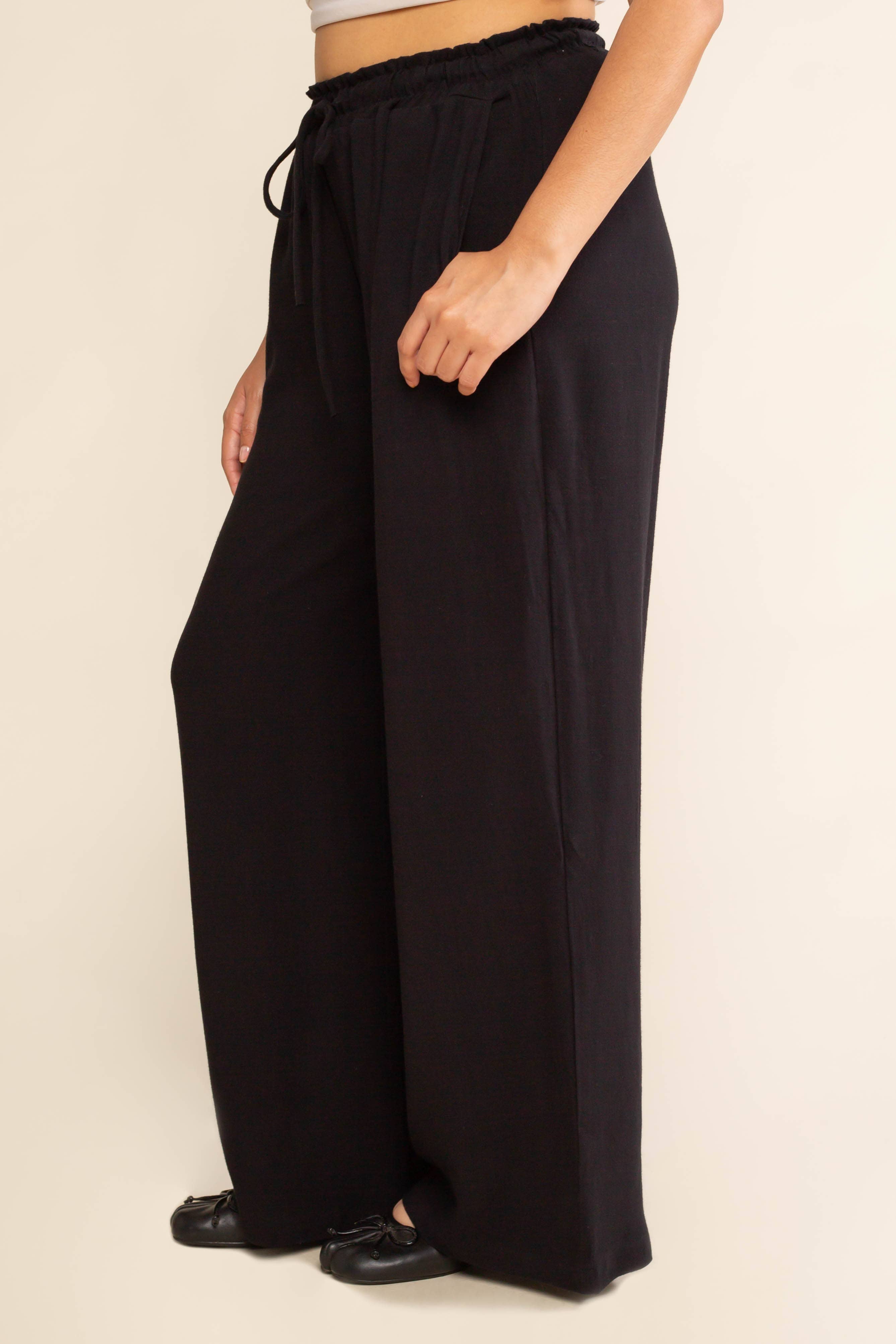 NLT - Wholesale Pants - Women's - Cove Linen Pant | Wide Leg Full Length14