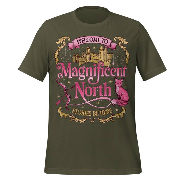 MagicMerchEmporium - Wholesale Screen Printed T-Shirt - Women's - Magnificent North Tee3