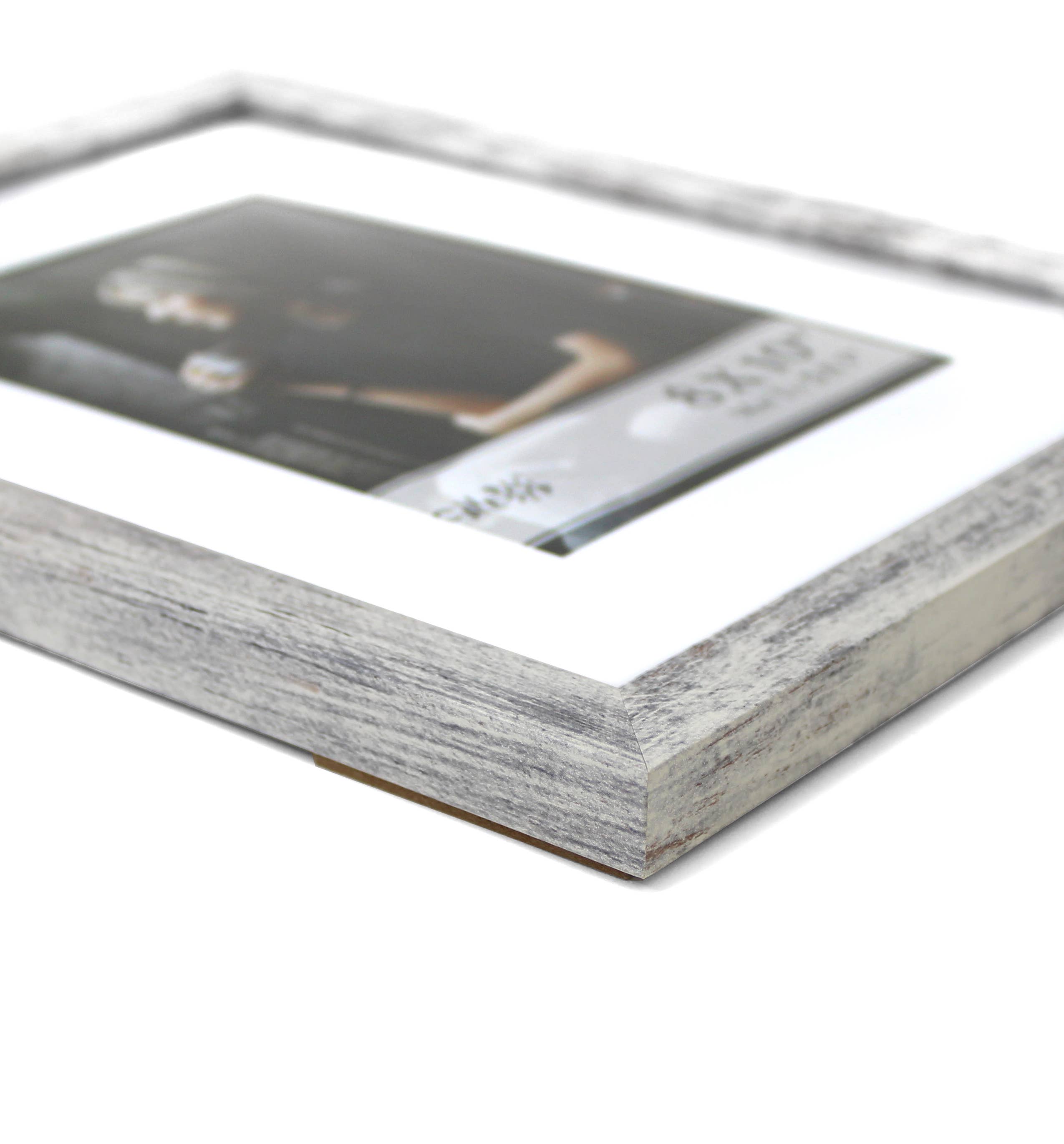 Cavepop - Wholesale Picture Frame - Wood Picture Frame Set of 5 (5" X 7" Mat; 8" X 10")7