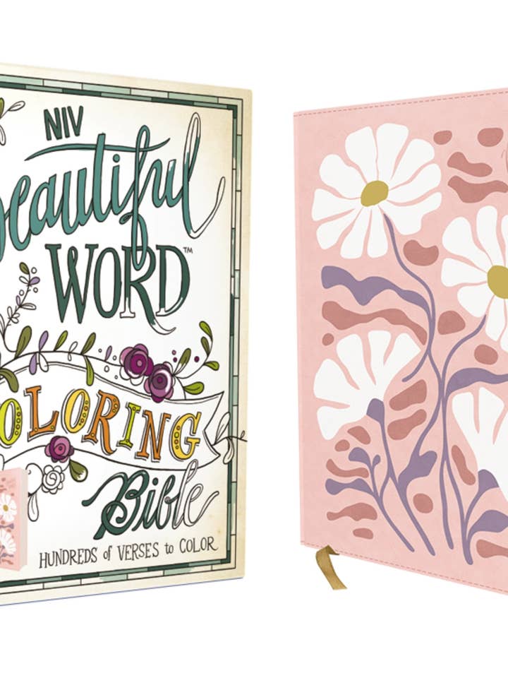 NIV Beautiful Word Coloring Bible, Leathersoft, Pink for wholesale by HarperCollins Christian Publishing