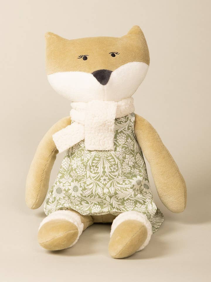 Eleonore the Fox cloth doll for wholesale by Pamplemousse Peluches