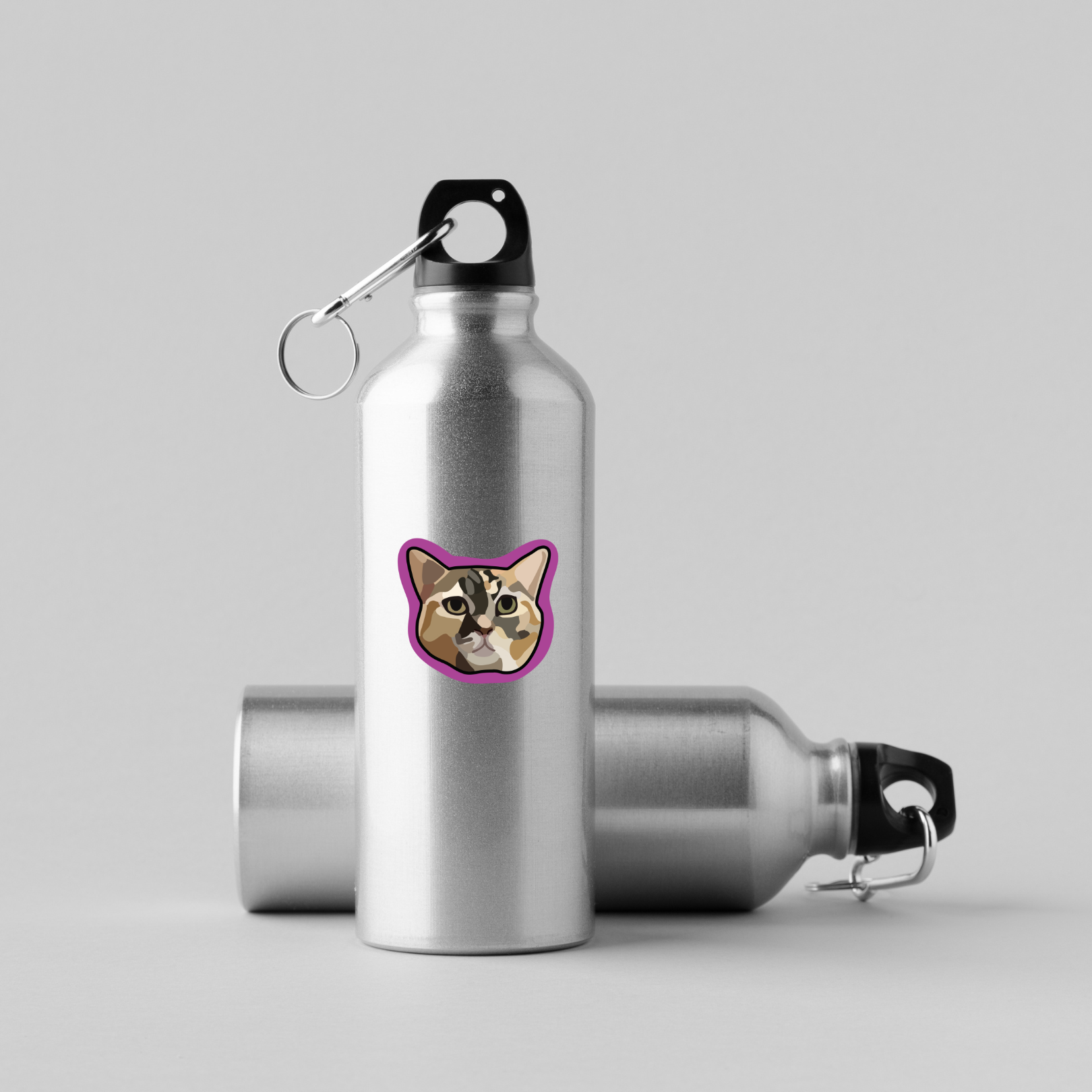 Atomic Cactus Stickers - Wholesale Sticker - Nala Memorial Hand Drawn Sticker | 2 Sizes Available with Donation Only Options5